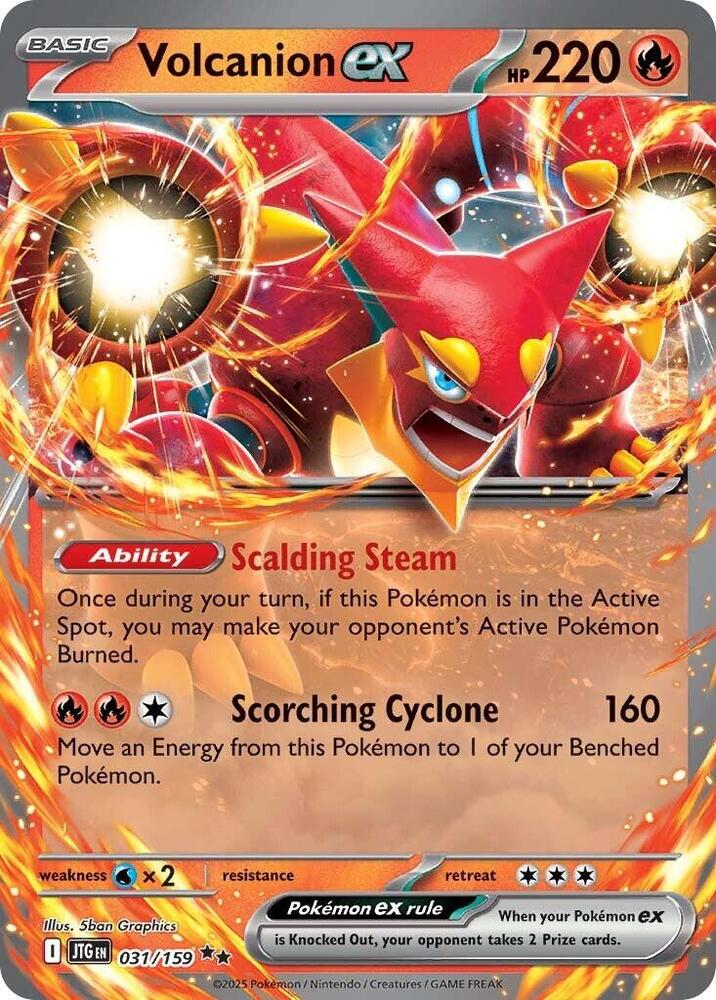 Volcanion ex 031/159 (SV09: Journey Together)  - Holofoil | Good Games Morley