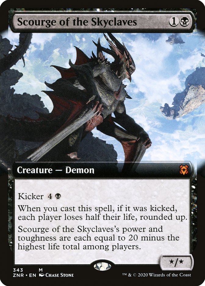 Scourge of the Skyclaves 343/280 (Zendikar Rising)  - Extended Art Foil | Good Games Morley