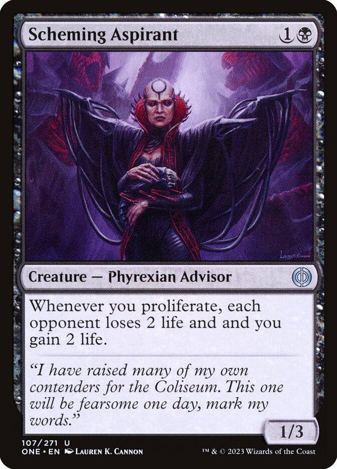 Scheming Aspirant 107/271 (Phyrexia: All Will Be One)  | Good Games Morley