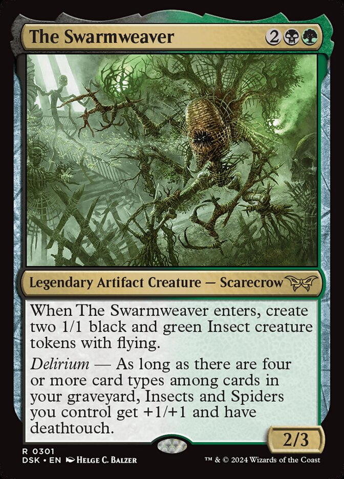 The Swarmweaver (Lurking Evil) 301/286 (Duskmourn: House of Horror)  | Good Games Morley