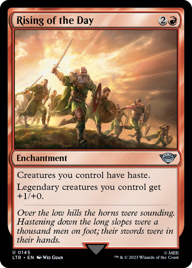 Rising of the Day 145 (Universes Beyond: The Lord of the Rings: Tales of Middle-earth)  | Good Games Morley