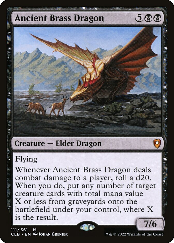 Ancient Brass Dragon 111 (Commander Legends: Battle for Baldur's Gate)  | Good Games Morley