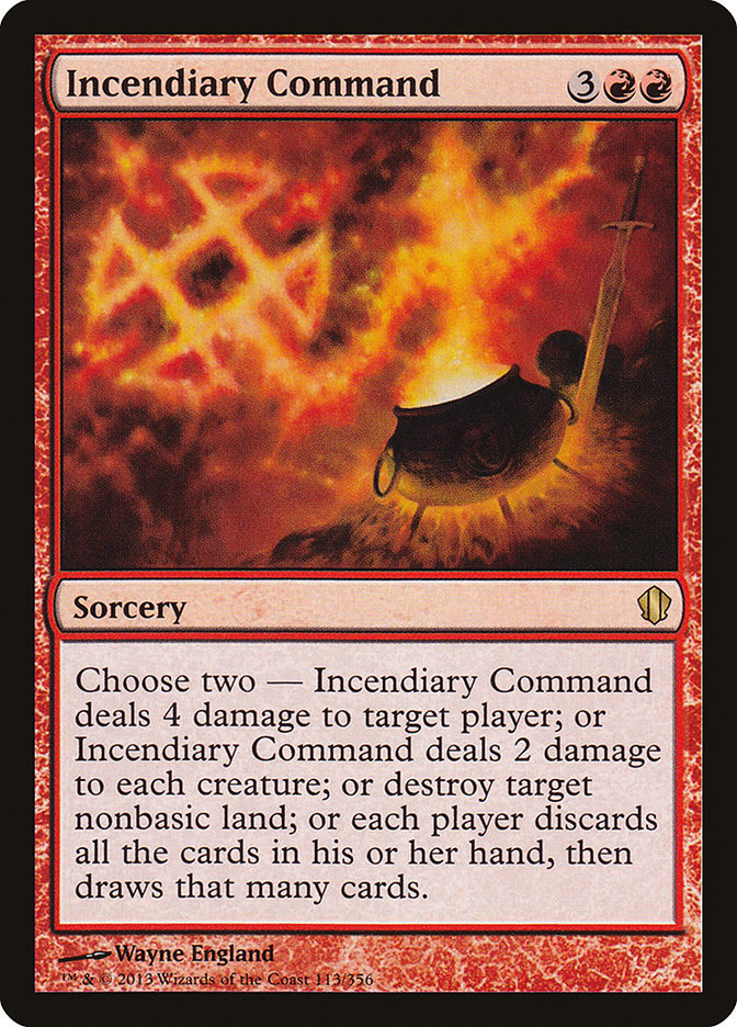 Incendiary Command 113/356 (Commander 2013)  | Good Games Morley