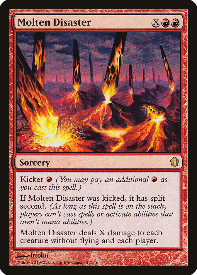 Molten Disaster 117/356 (Commander 2013)  | Good Games Morley
