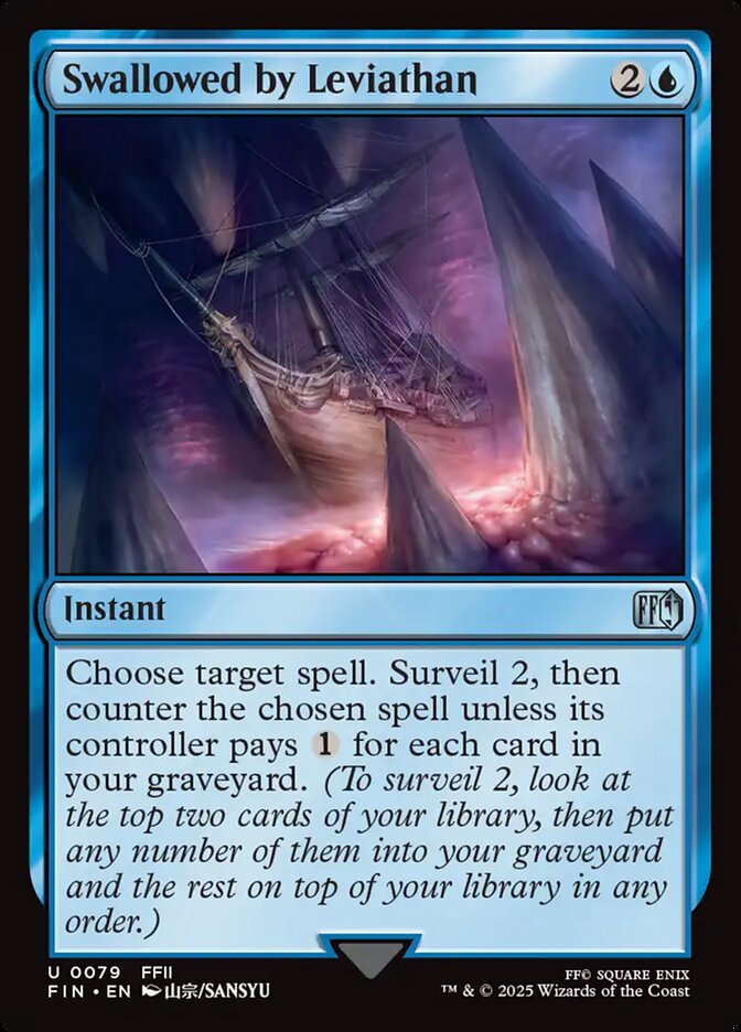 Swallowed by Leviathan 79 (FINAL FANTASY)  - Foil | Good Games Morley