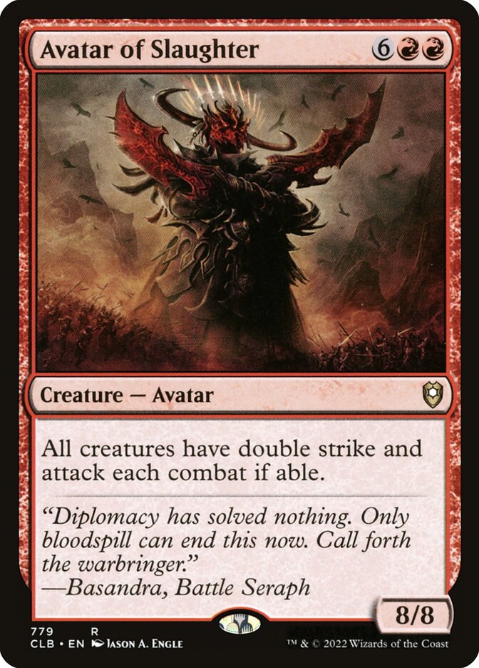 Avatar of Slaughter 779 (Commander Legends: Battle for Baldur's Gate)  | Good Games Morley