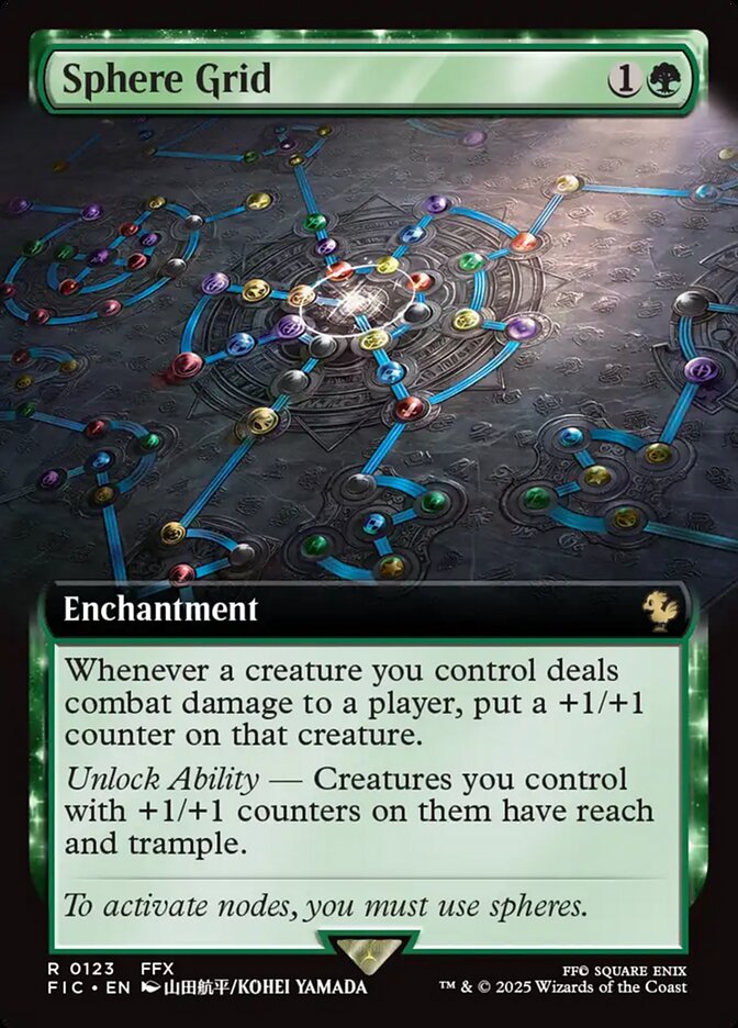 Sphere Grid 123 (Commander: FINAL FANTASY)  - Extended Art | Good Games Morley