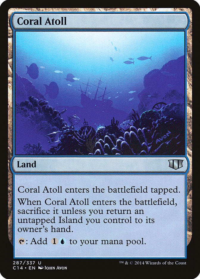 Coral Atoll 287/337 (Commander 2014)  | Good Games Morley