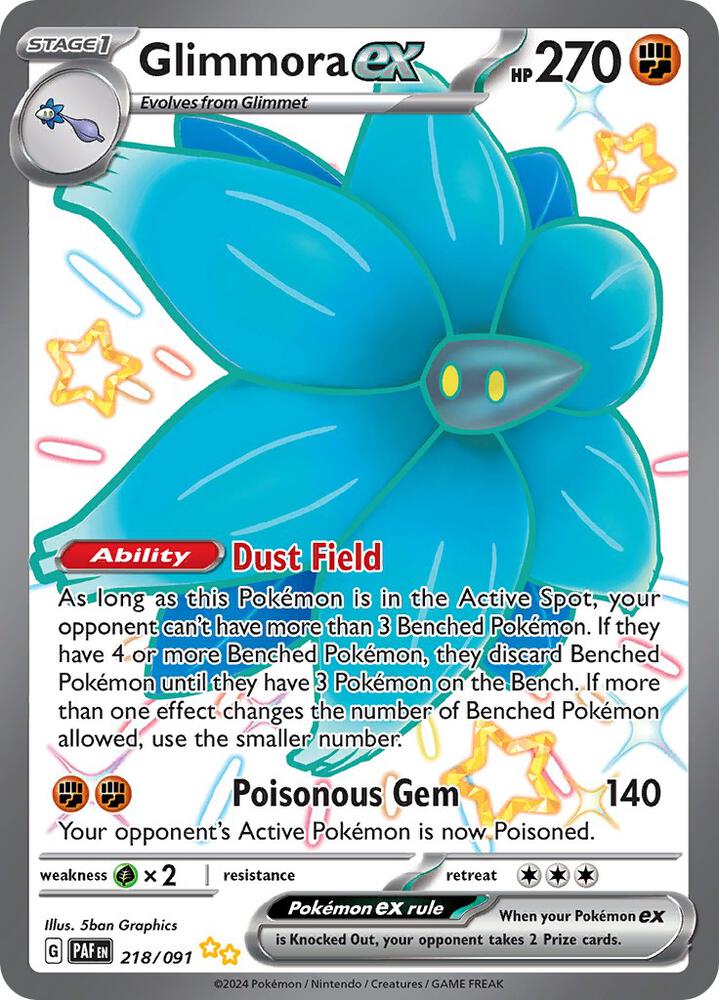 Glimmora ex 218/091 (SV: Paldean Fates)  - Holofoil | Good Games Morley