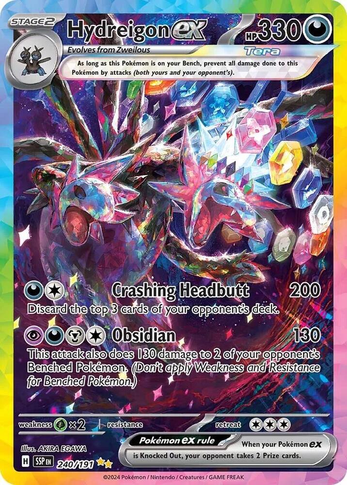 Hydreigon ex 240/191 (SV08: Surging Sparks)  - Holofoil | Good Games Morley