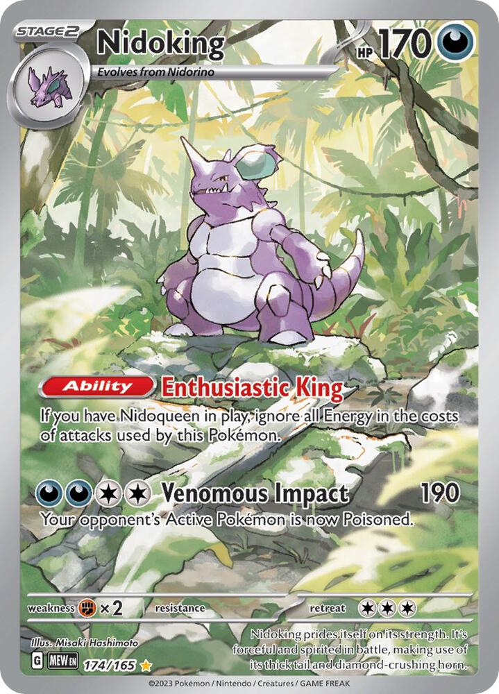 Nidoking 174/165 (SV: Scarlet & Violet 151)  - Holofoil | Good Games Morley