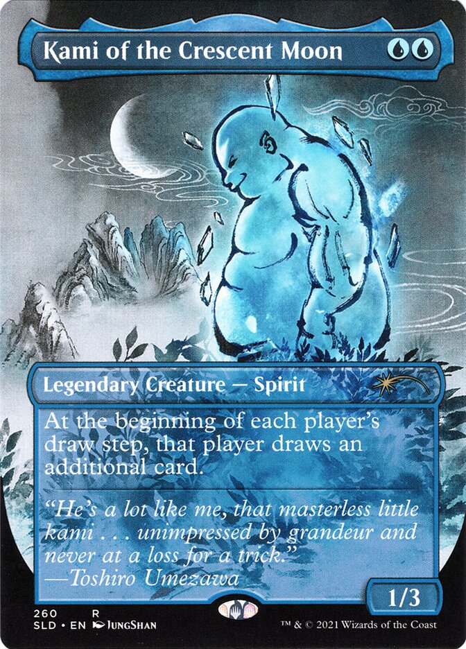 Kami of the Crescent Moon 260 (Secret Lair Drop Series)  - Borderless Foil | Good Games Morley