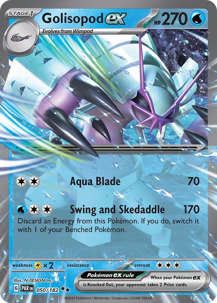 Golisopod ex 050/182 (SV04: Paradox Rift)  - Holofoil | Good Games Morley