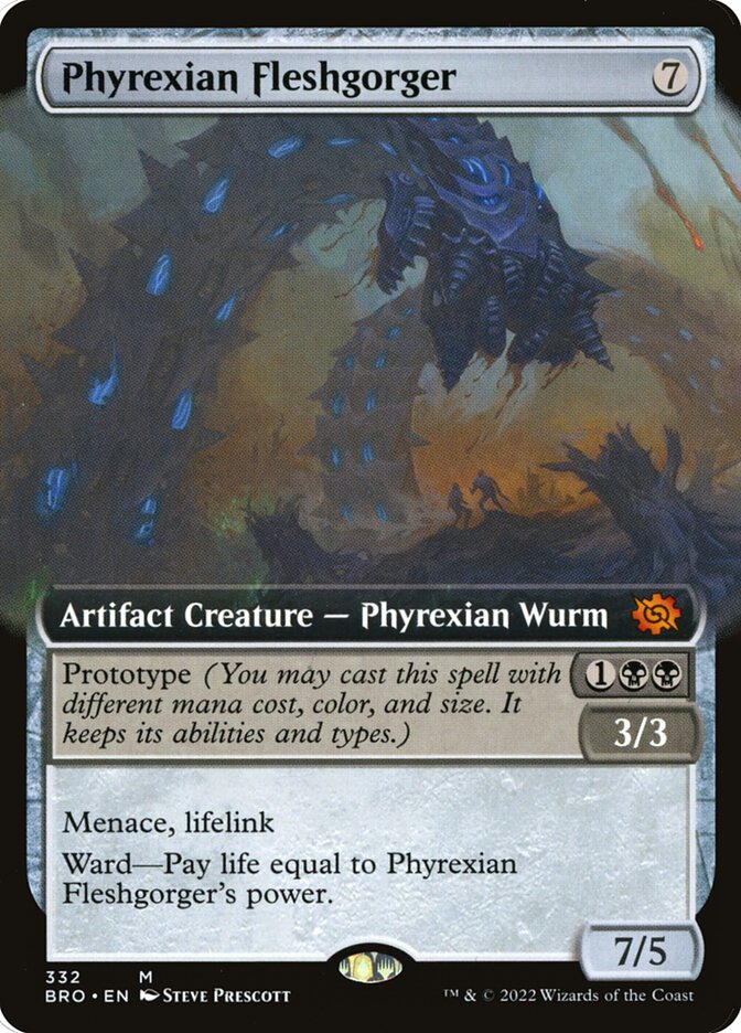 Phyrexian Fleshgorger 332/287 (The Brothers' War)  | Good Games Morley