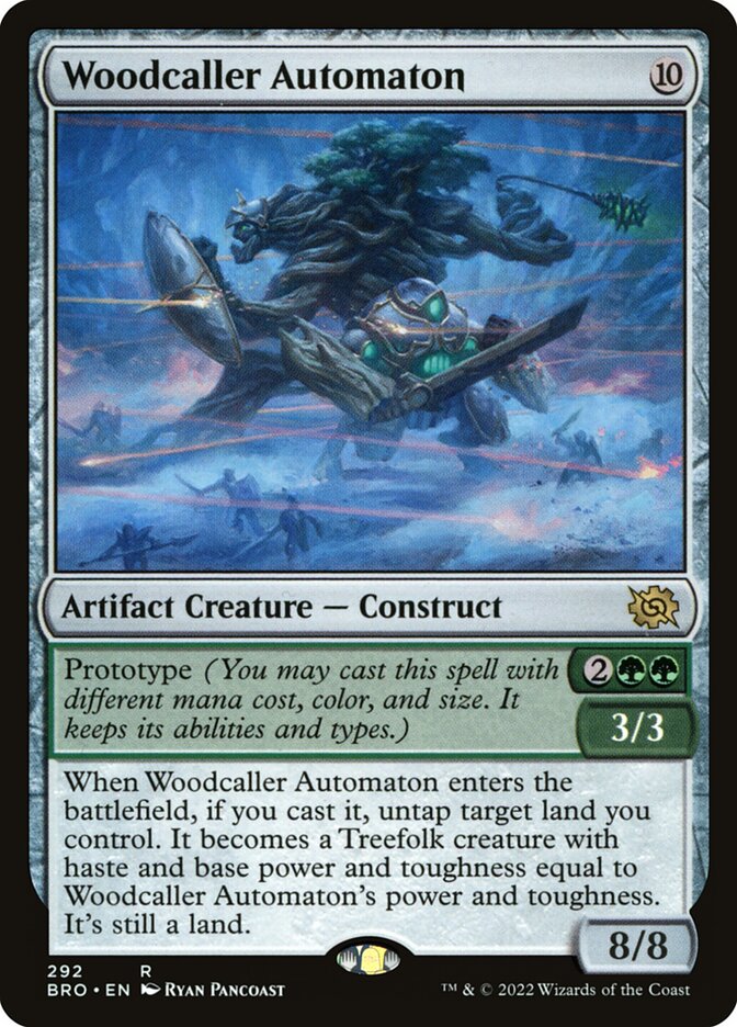Woodcaller Automaton 292/287 (The Brothers' War)  - Foil | Good Games Morley