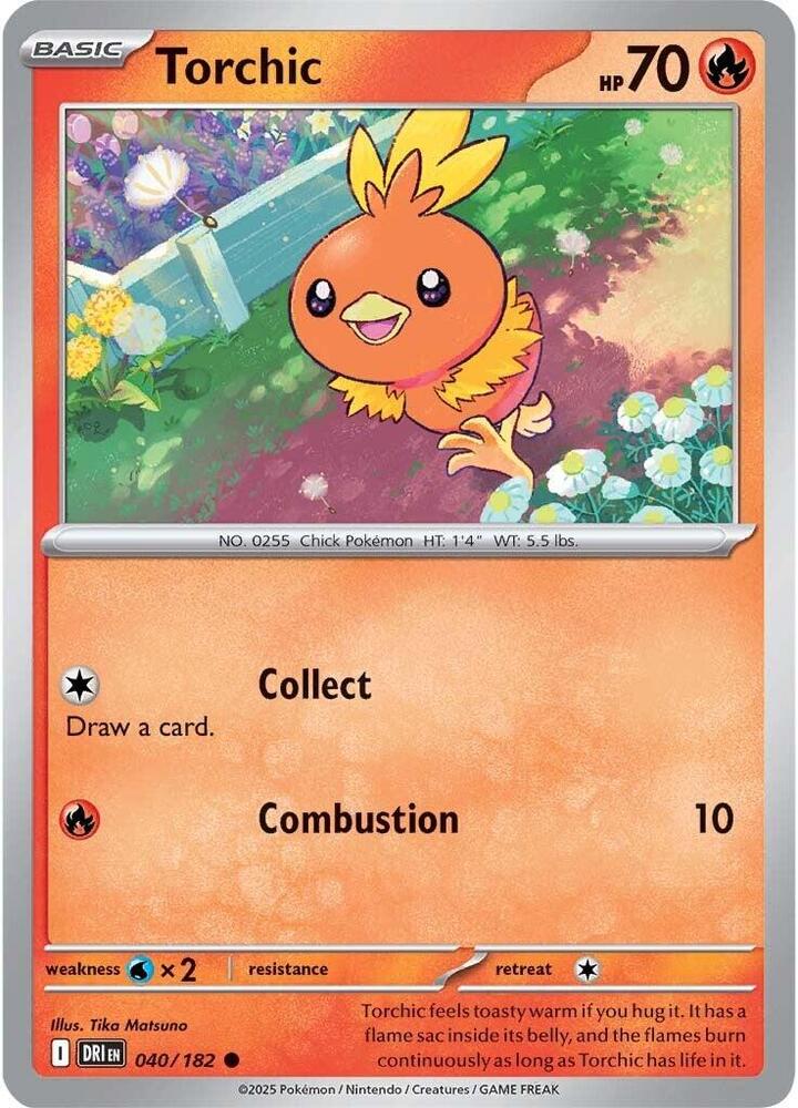 Torchic 040/182 (SV10: Destined Rivals)  | Good Games Morley