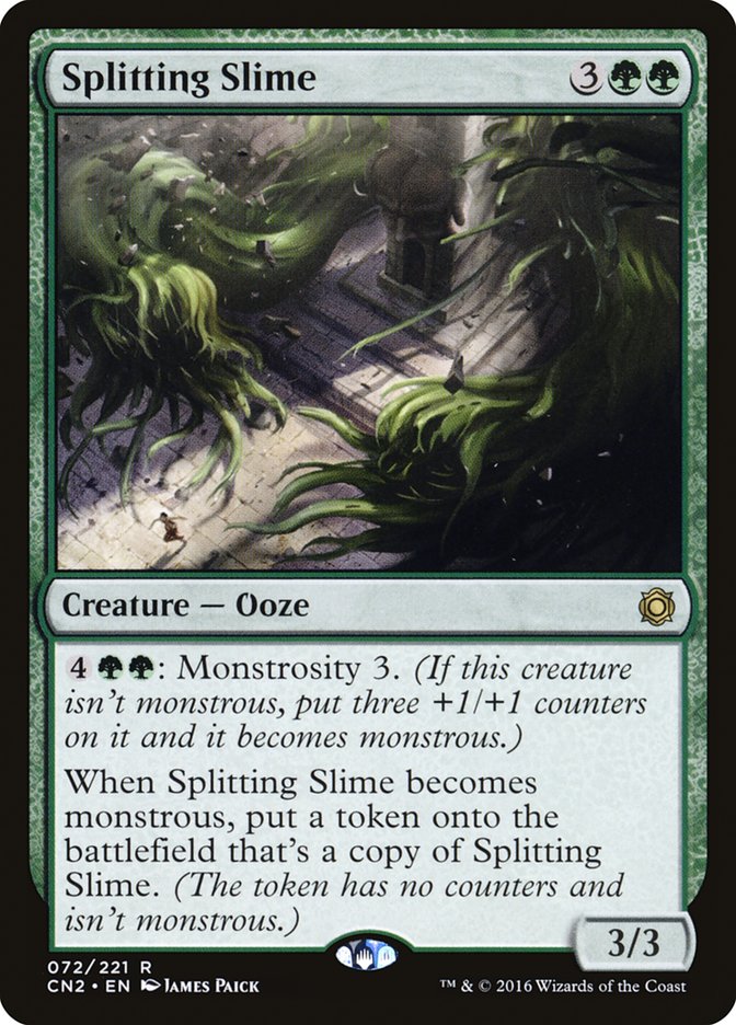 Splitting Slime 72/221 (Conspiracy: Take the Crown)  - Foil | Good Games Morley