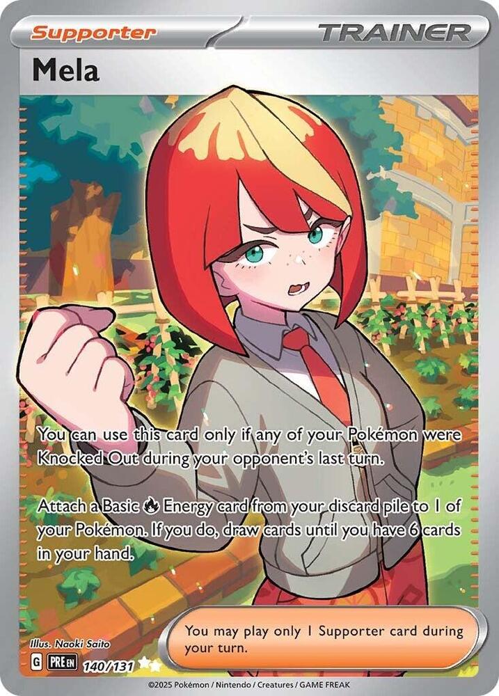 Mela 140/131 (SV: Prismatic Evolutions)  - Holofoil | Good Games Morley