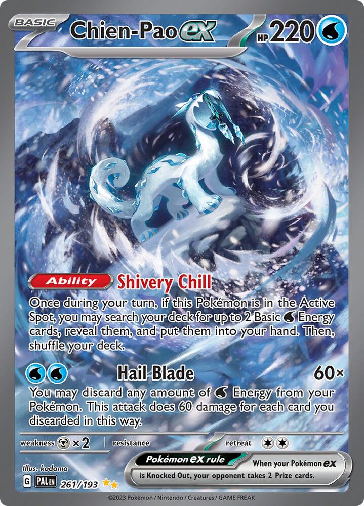 Chien-Pao ex 261/193 (SV02: Paldea Evolved)  - Holofoil | Good Games Morley