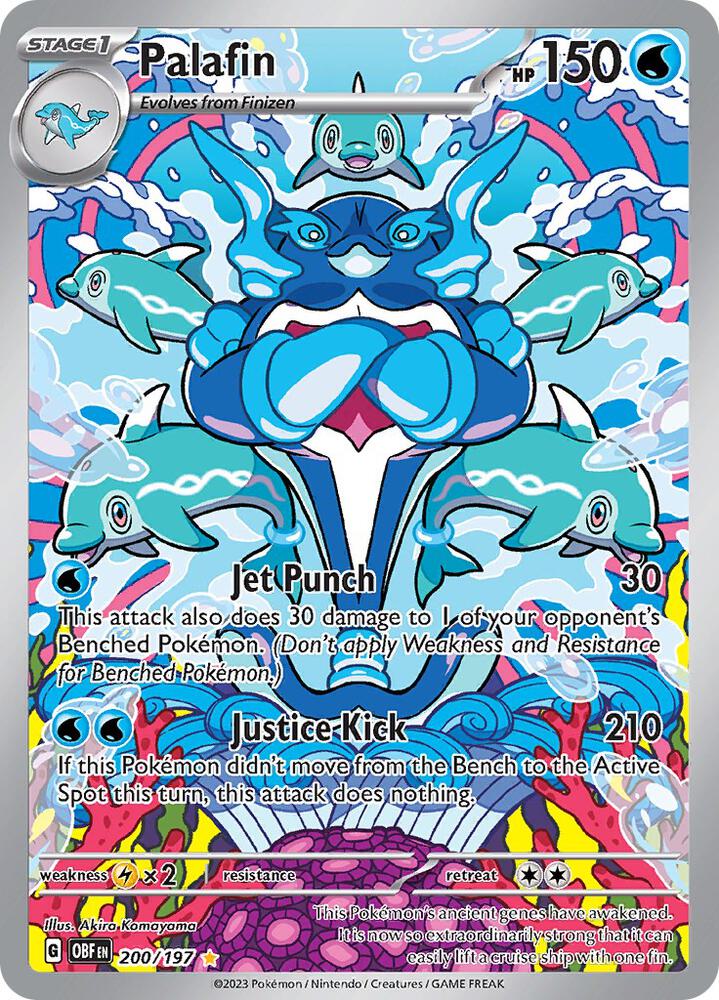 Palafin 200/197 (SV03: Obsidian Flames)  - Holofoil | Good Games Morley
