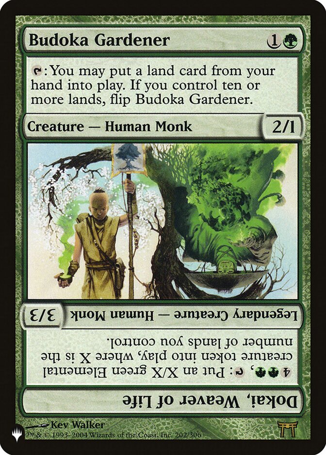 Budoka Gardener // Dokai, Weaver of Life CHK-202/5075 (The List Reprints)  | Good Games Morley