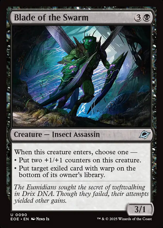 Blade of the Swarm 90/276 (Edge of Eternities)  - Foil | Good Games Morley