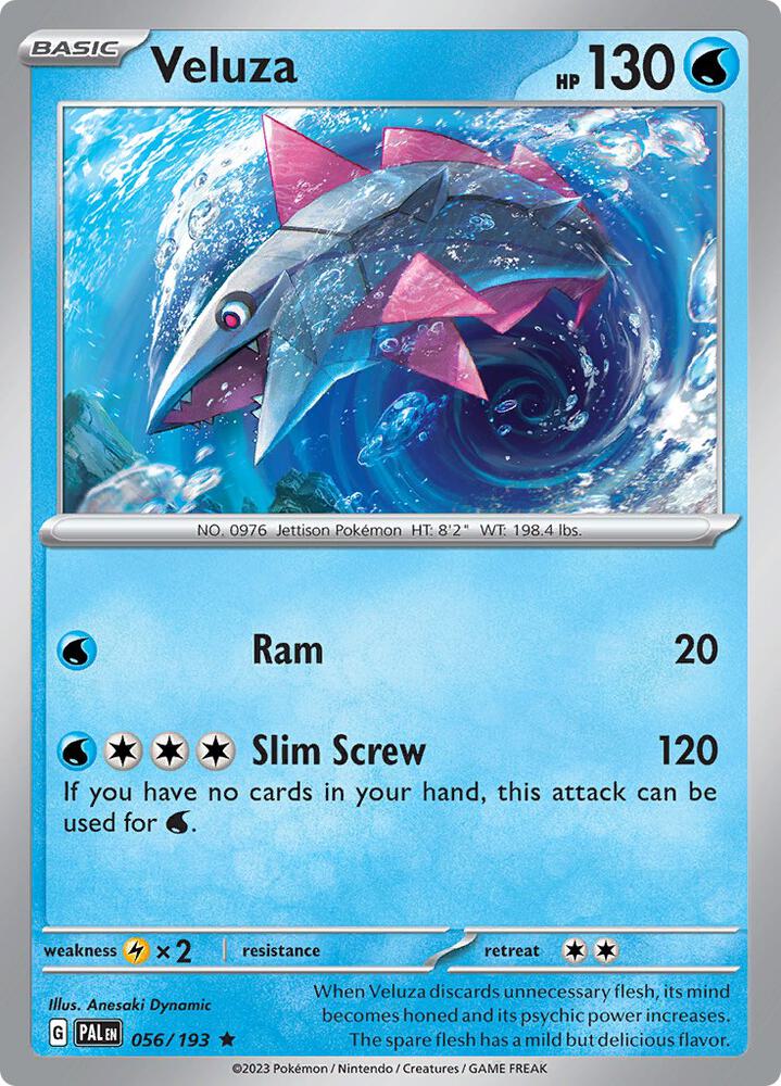 Veluza 056/193 (SV02: Paldea Evolved)  - Holofoil | Good Games Morley