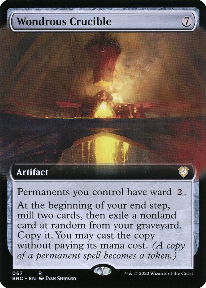 Wondrous Crucible 67/40 (Commander: The Brothers' War)  | Good Games Morley