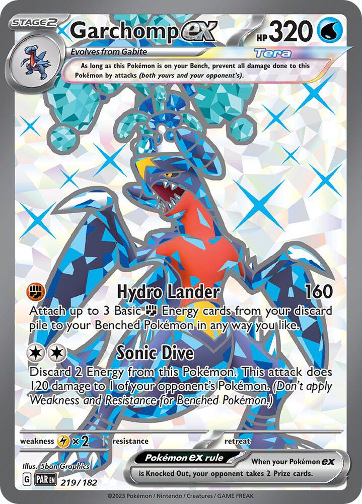 Garchomp ex 219/182 (SV04: Paradox Rift)  - Holofoil | Good Games Morley