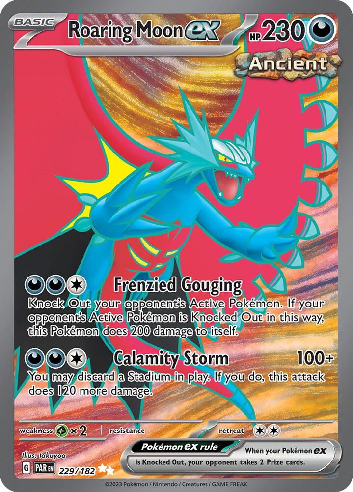 Roaring Moon ex 229/182 (SV04: Paradox Rift)  - Holofoil | Good Games Morley