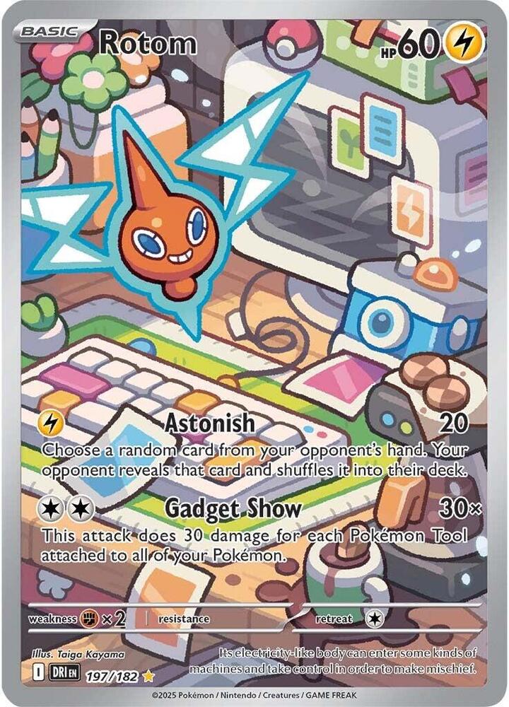 Rotom 197/182 (SV10: Destined Rivals)  - Holofoil | Good Games Morley