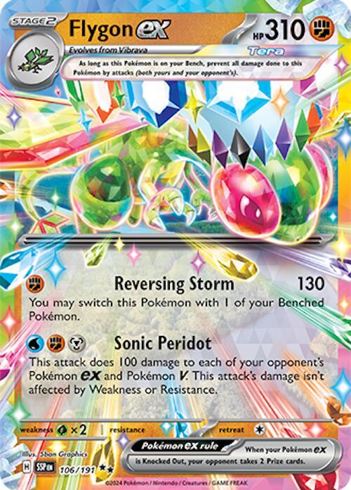 Flygon ex 106/191 (SV08: Surging Sparks)  - Holofoil | Good Games Morley