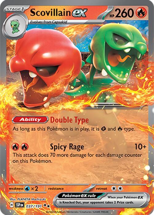Scovillain ex 037 191 037/191 (SV08: Surging Sparks)  - Holofoil | Good Games Morley