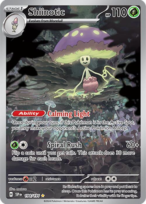Shiinotic 194/191 (SV08: Surging Sparks)  - Holofoil | Good Games Morley