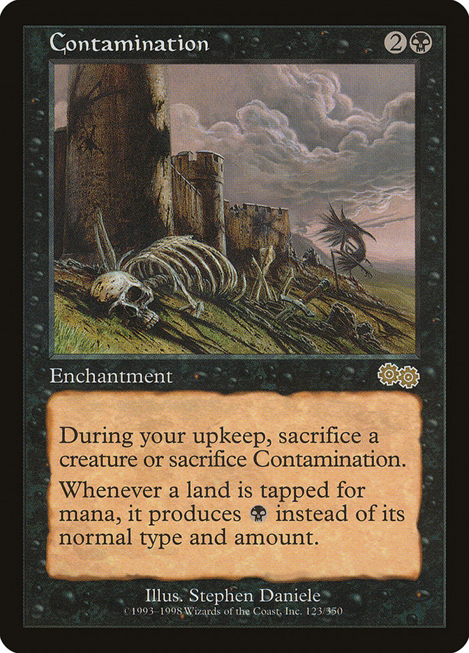 Contamination 123/350 (Urza's Saga)  | Good Games Morley