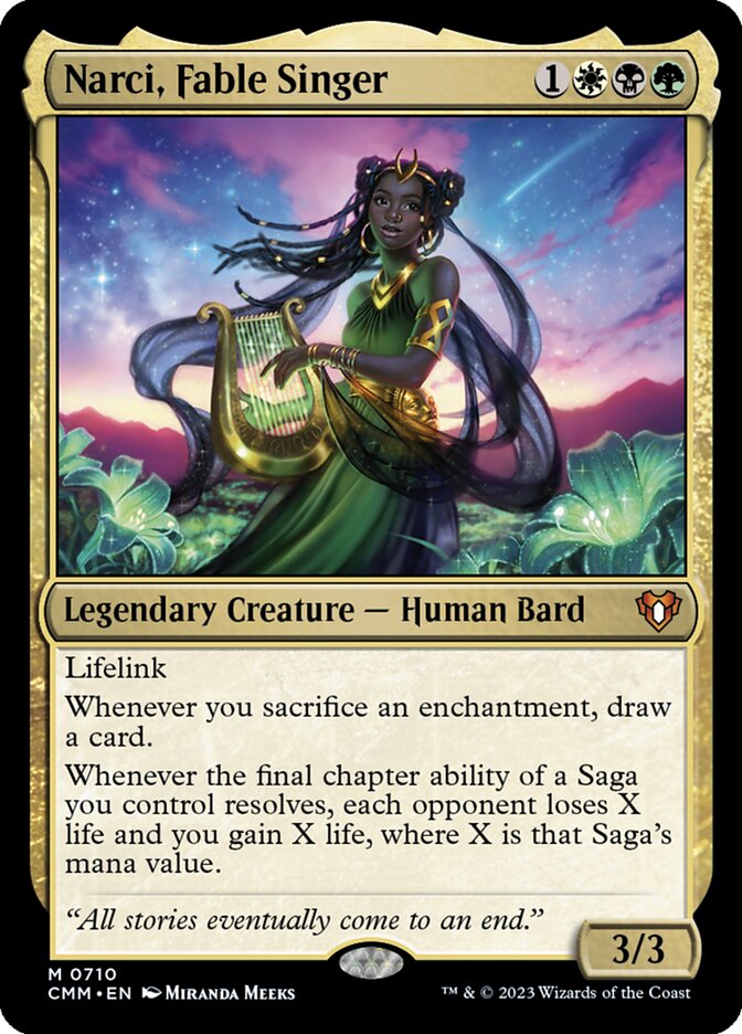 Narci, Fable Singer 710/451 (Commander Masters)  - Foil | Good Games Morley