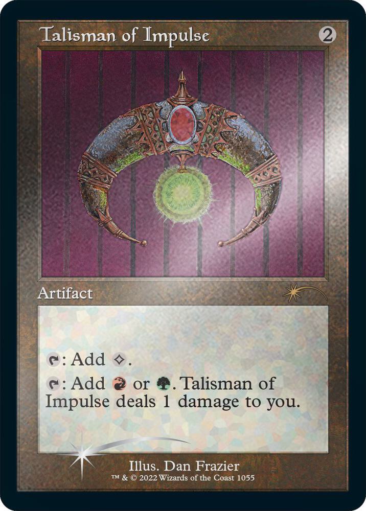 Talisman of Impulse 1055 (Secret Lair Drop Series)  - Retro Etched Foil | Good Games Morley