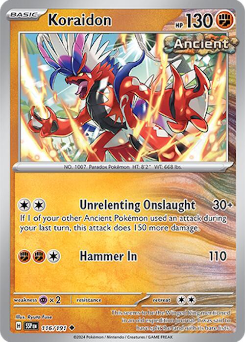 Koraidon 116/191 (SV08: Surging Sparks)  - Reverse Holofoil | Good Games Morley
