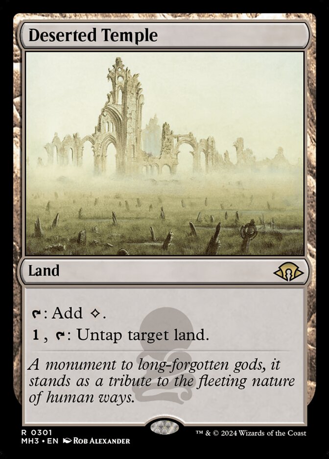 Deserted Temple 301 (Modern Horizons 3)  - Foil | Good Games Morley