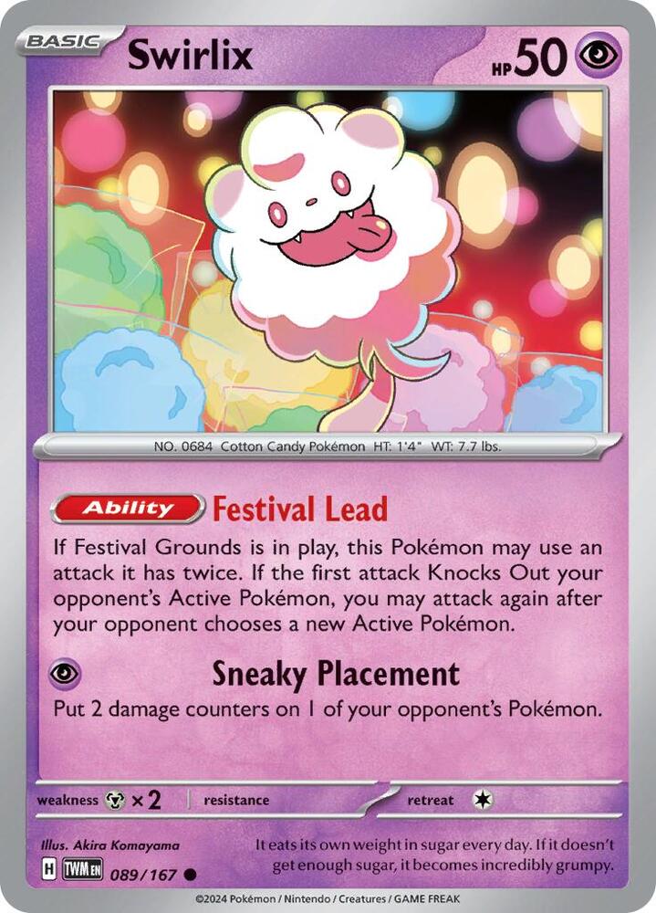 Swirlix 089/167 (SV06: Twilight Masquerade)  | Good Games Morley