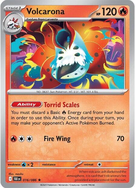 Volcarona 016/086 (SV: Black Bolt)  - Holofoil | Good Games Morley