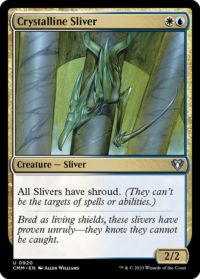 Crystalline Sliver 920 (Commander Masters)  | Good Games Morley