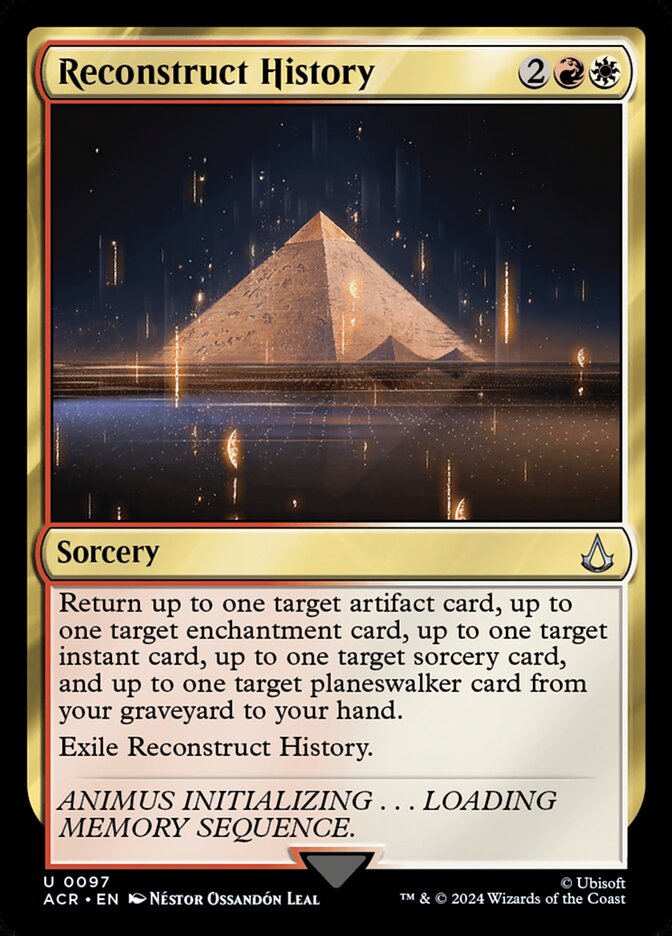 Reconstruct History 97 (Universes Beyond: Assassin's Creed)  | Good Games Morley