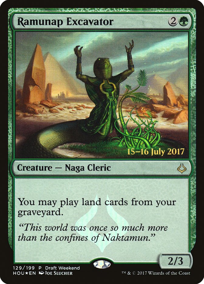 Ramunap Excavator Draft Weekend 129 (Launch Party & Release Event Promos)  - Foil | Good Games Morley