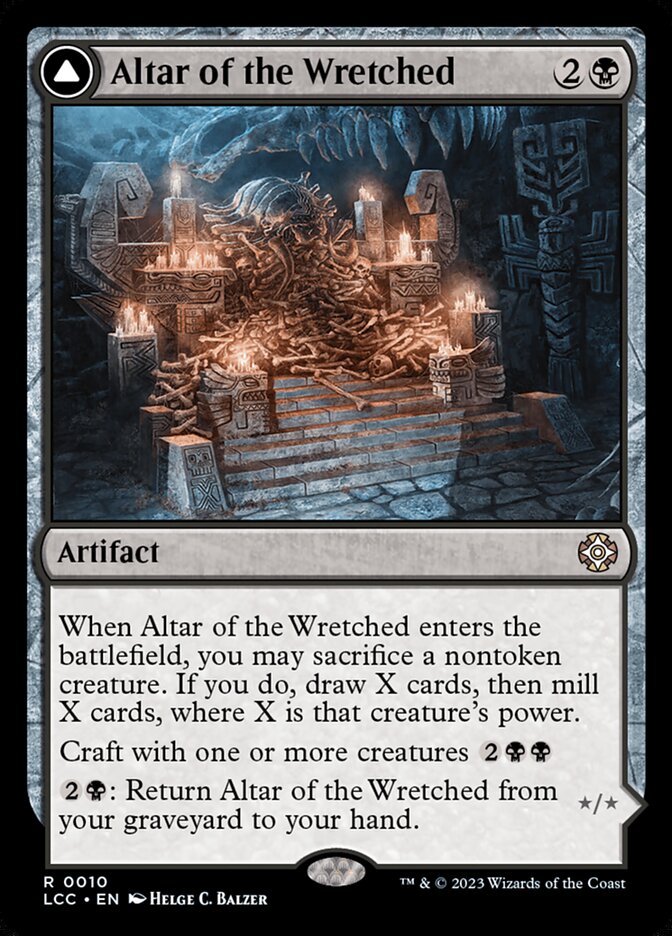 Altar of the Wretched // Wretched Bonemass 10 (Commander: The Lost Caverns of Ixalan)  | Good Games Morley