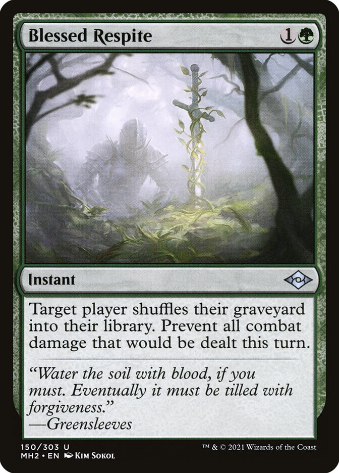 Blessed Respite 150 (Modern Horizons 2)  - Foil | Good Games Morley