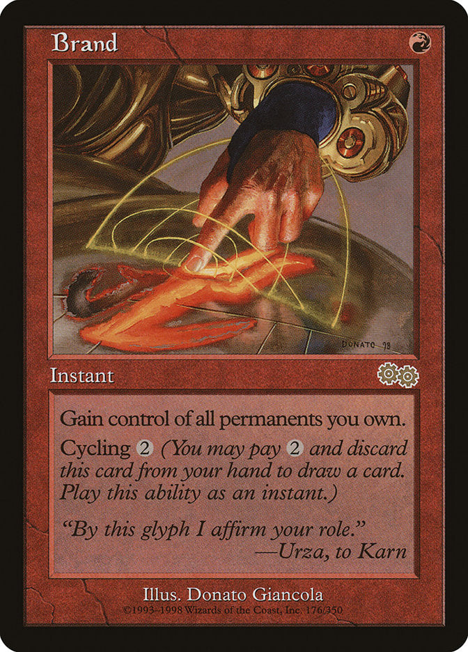 Brand 176/350 (Urza's Saga)  | Good Games Morley