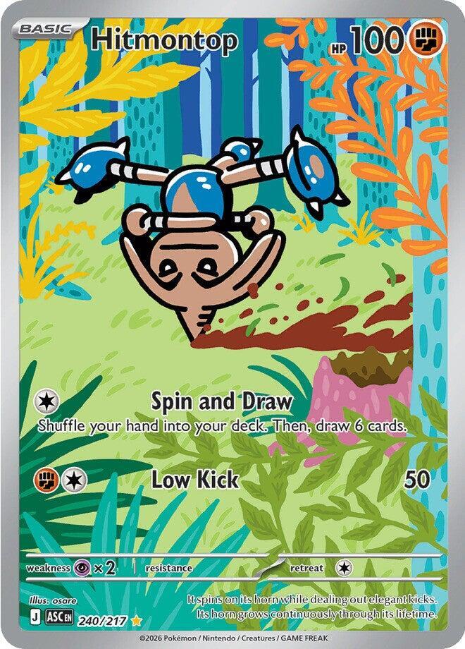 Hitmontop 240 217 240/217 (ME: Ascended Heroes)  - Holofoil | Good Games Morley