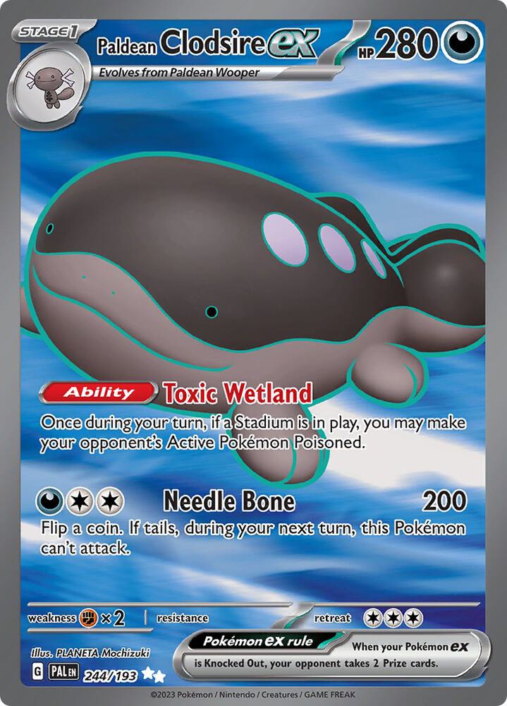 Paldean Clodsire ex 244 193 244/193 (SV02: Paldea Evolved)  - Holofoil | Good Games Morley
