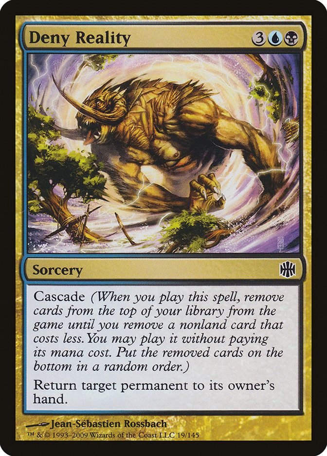 Deny Reality 19/145 (Alara Reborn)  - Foil | Good Games Morley
